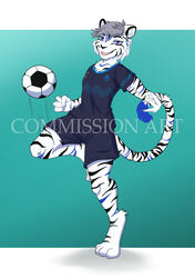 soccertiger Cell shaded character