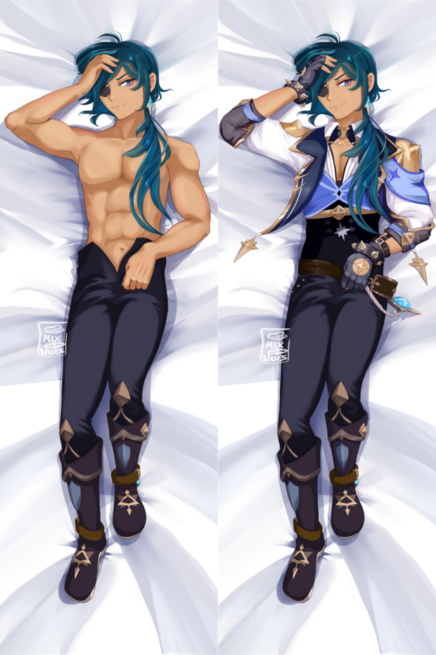 Dakimakura art, 2 sides, 110€